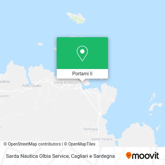 Mappa Sarda Nautica Olbia Service