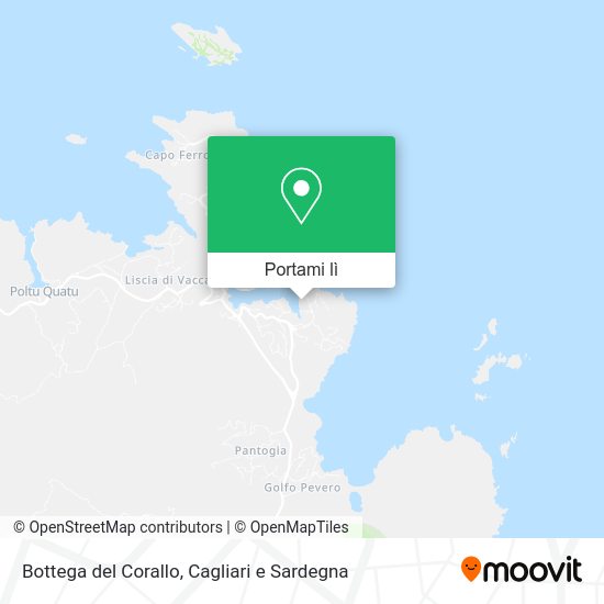Mappa Bottega del Corallo