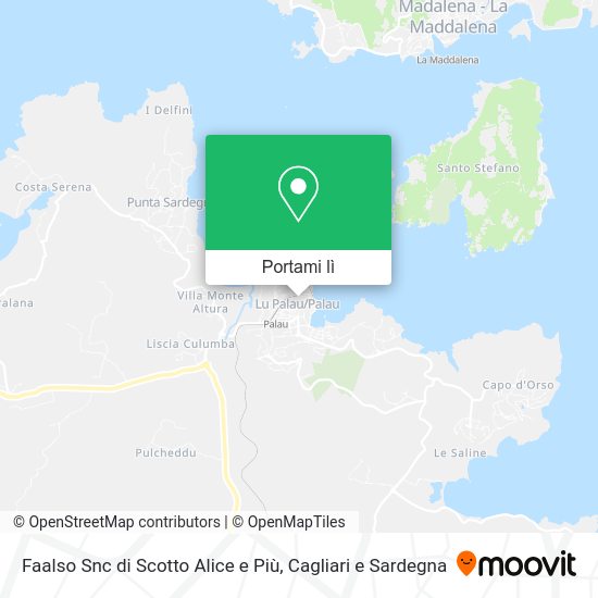 Mappa Faalso Snc di Scotto Alice e Più