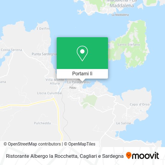 Mappa Ristorante Albergo la Rocchetta