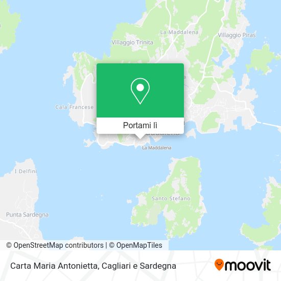 Mappa Carta Maria Antonietta