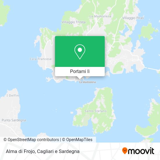 Mappa Alma di Frojo