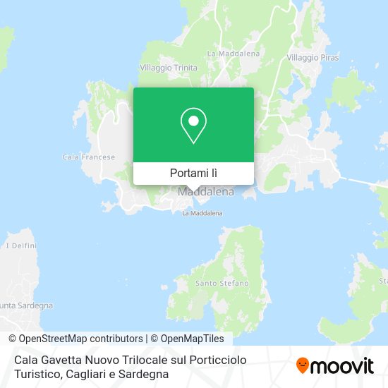 Mappa Cala Gavetta Nuovo Trilocale sul Porticciolo Turistico