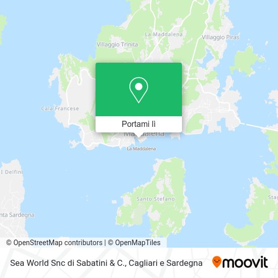 Mappa Sea World Snc di Sabatini & C.