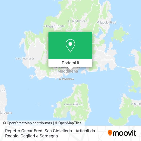 Mappa Repetto Oscar Eredi Sas Gioielleria - Articoli da Regalo