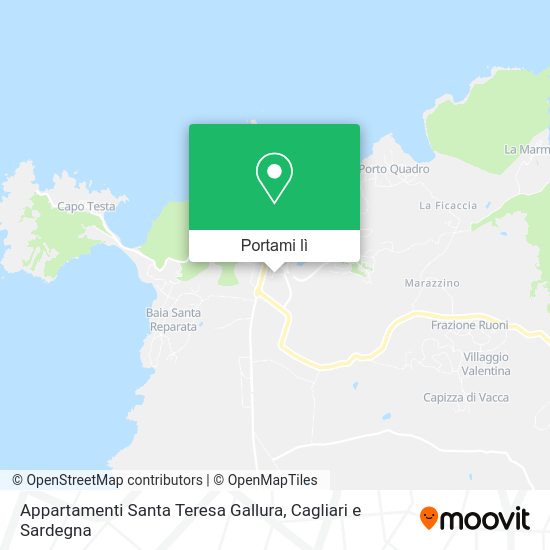 Mappa Appartamenti Santa Teresa Gallura