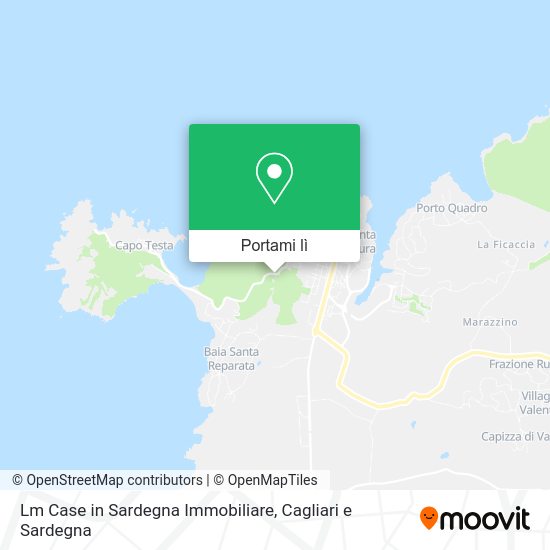 Mappa Lm Case in Sardegna Immobiliare