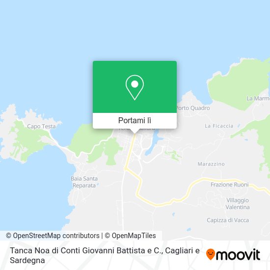 Mappa Tanca Noa di Conti Giovanni Battista e C.