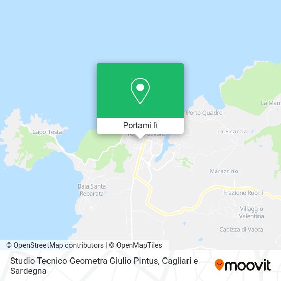 Mappa Studio Tecnico Geometra Giulio Pintus