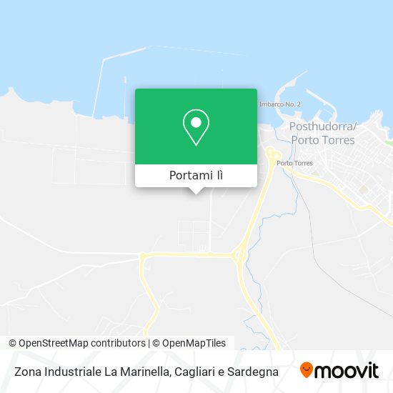 Mappa Zona Industriale La Marinella