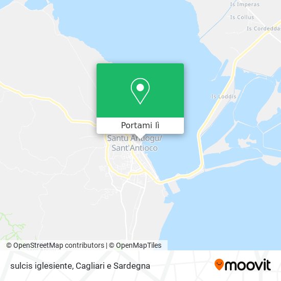 Mappa sulcis iglesiente