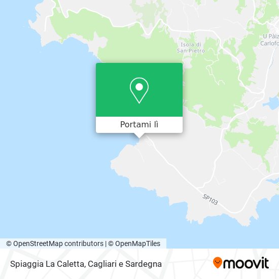 Mappa Spiaggia La Caletta