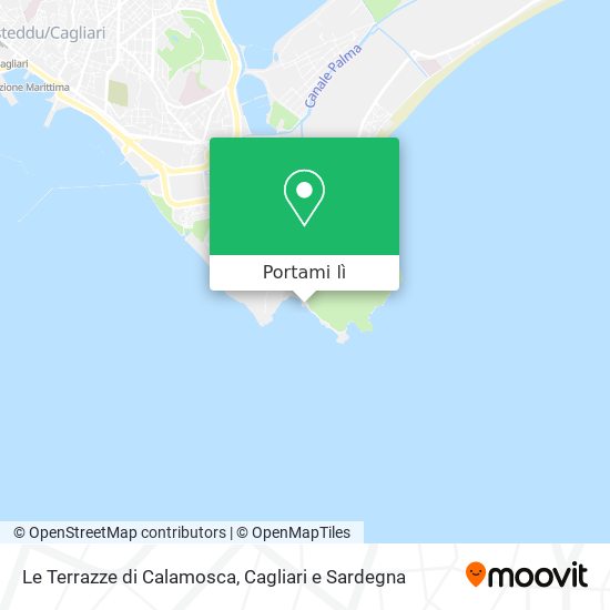 Mappa Le Terrazze di Calamosca