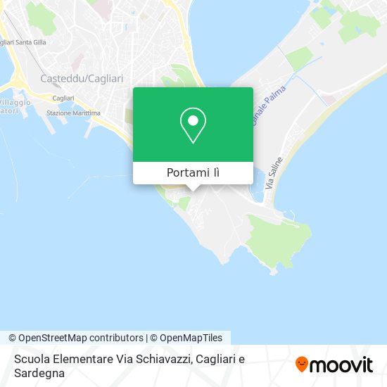 Mappa Scuola Elementare Via Schiavazzi
