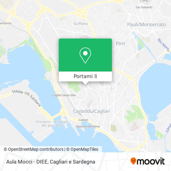 Mappa Aula Mocci - DIEE