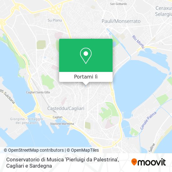 Mappa Conservatorio di Musica 'Pierluigi da Palestrina'