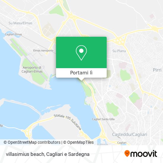 Mappa villasimius beach