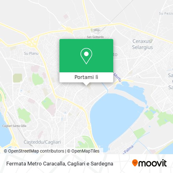 Mappa Fermata Metro Caracalla