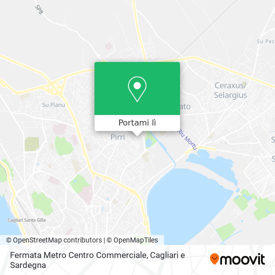 Mappa Fermata Metro Centro Commerciale