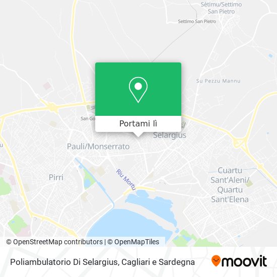 Mappa Poliambulatorio Di Selargius