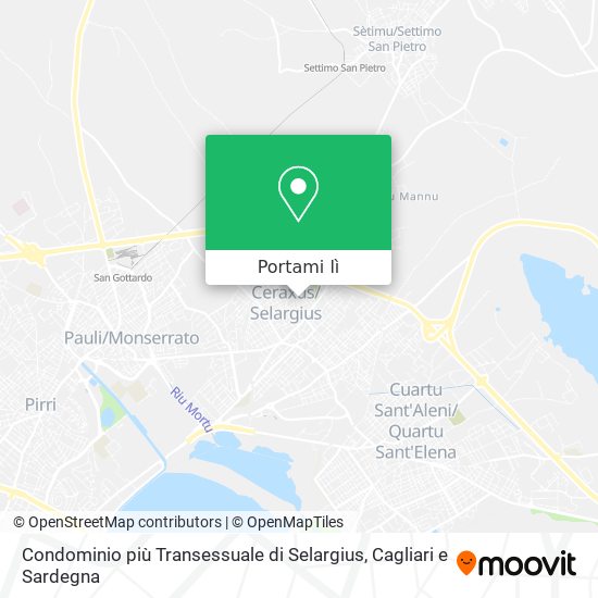 Mappa Condominio più Transessuale di Selargius
