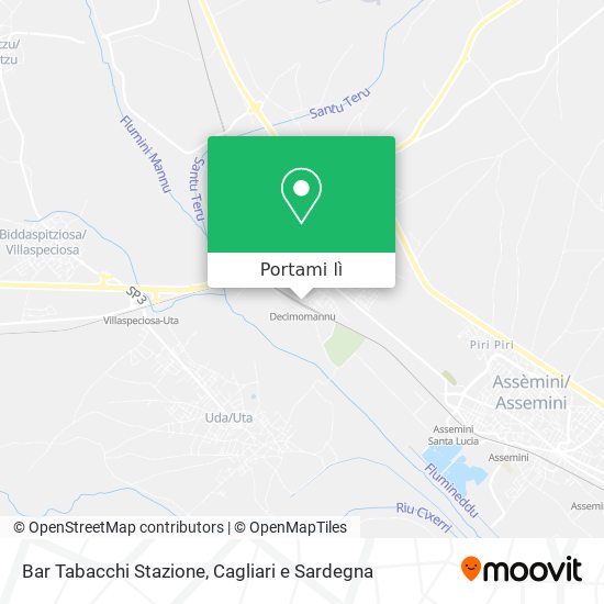 Mappa Bar Tabacchi Stazione