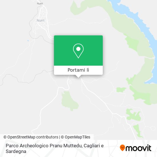 Mappa Parco Archeologico Pranu Muttedu