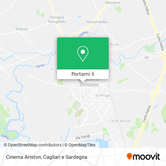 Mappa Cinema Ariston
