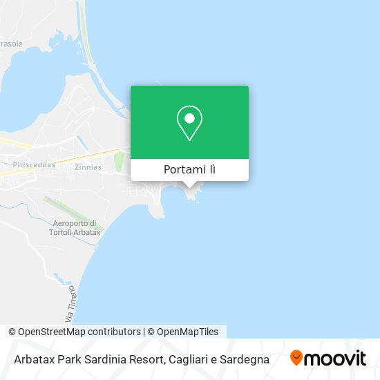 Mappa Arbatax Park Sardinia Resort