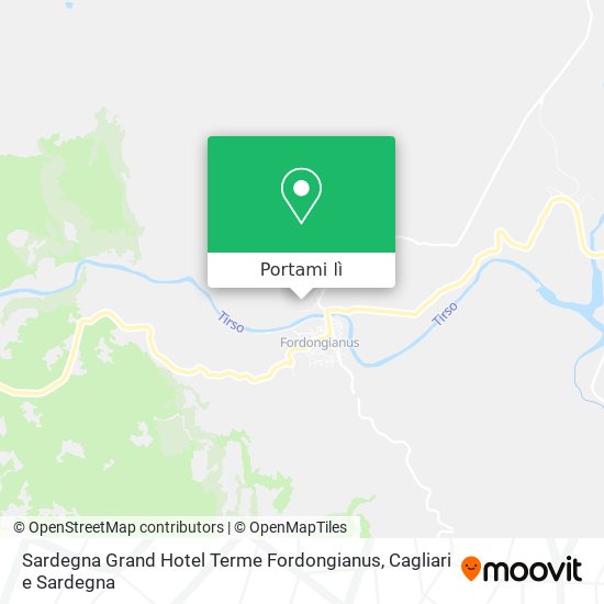 Mappa Sardegna Grand Hotel Terme Fordongianus