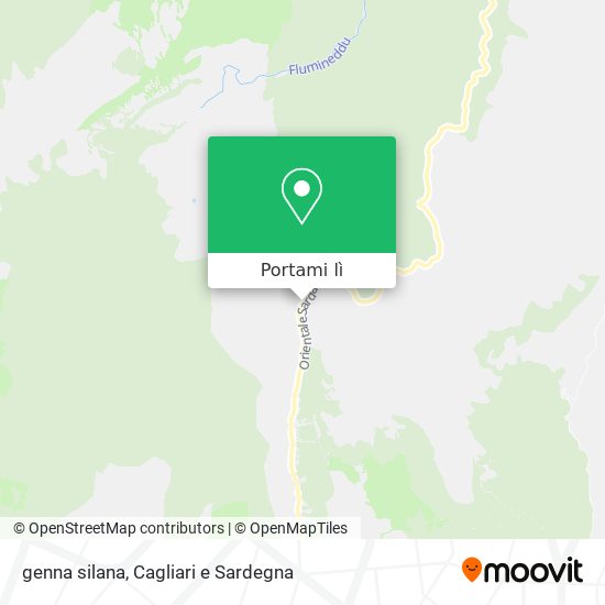 Mappa genna silana