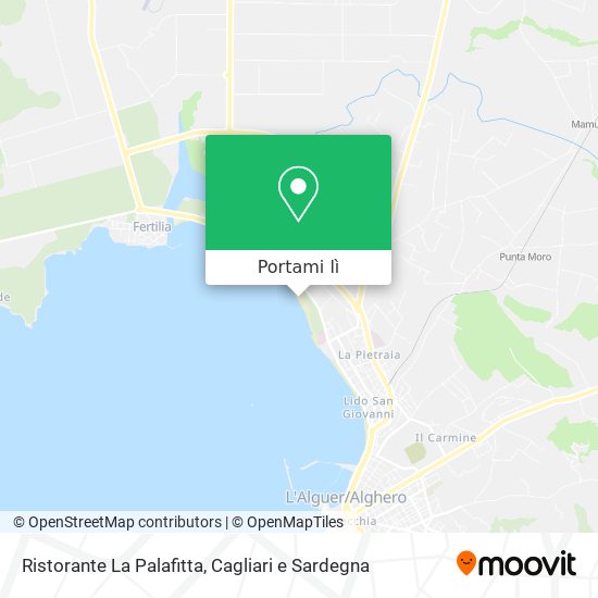 Mappa Ristorante La Palafitta