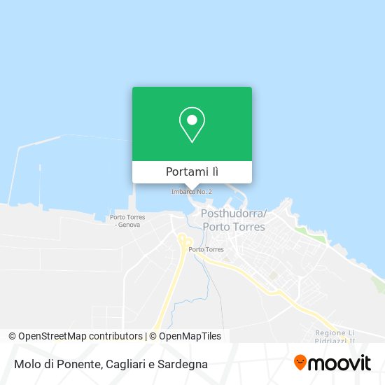 Mappa Molo di Ponente