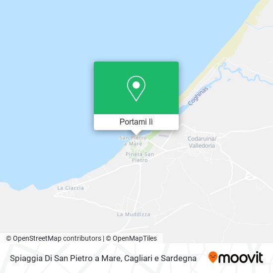 Mappa Spiaggia Di San Pietro a Mare