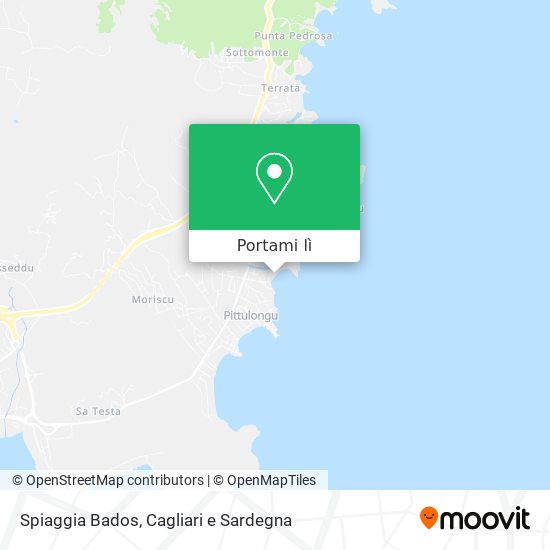 Mappa Spiaggia Bados