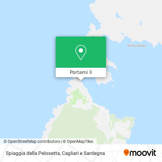 Mappa Spiaggia della Pelosetta