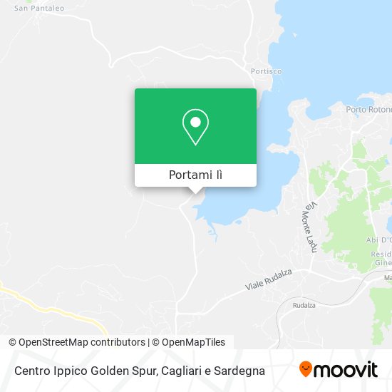 Mappa Centro Ippico Golden Spur