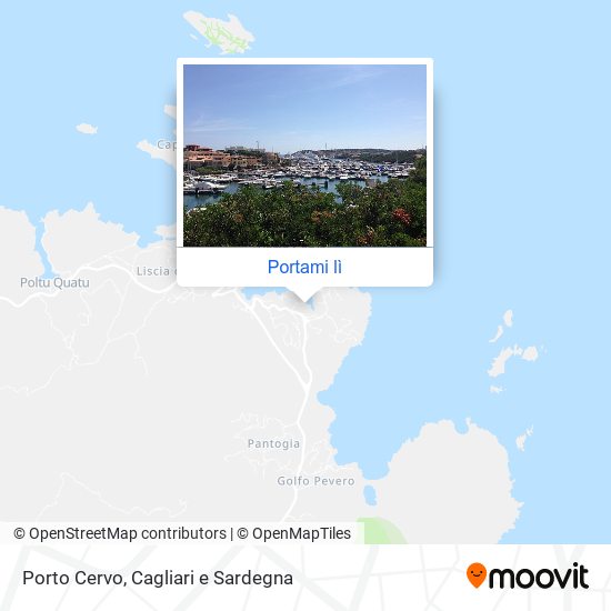 Mappa Porto Cervo