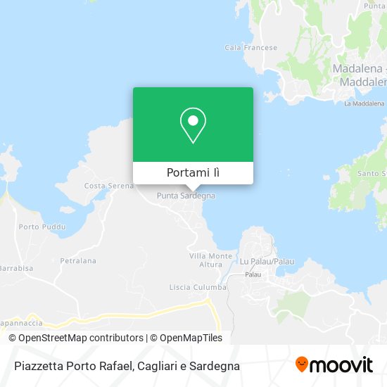 Mappa Piazzetta Porto Rafael