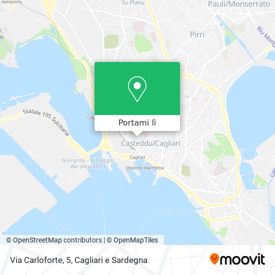 Mappa Via Carloforte, 5