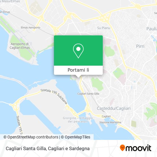 Mappa Cagliari Santa Gilla