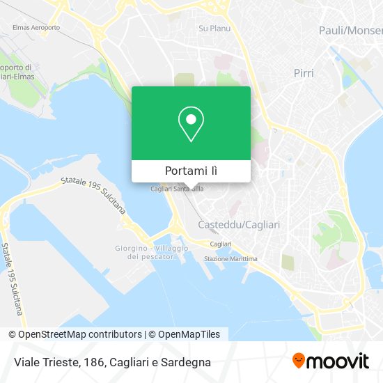 Mappa Viale Trieste, 186