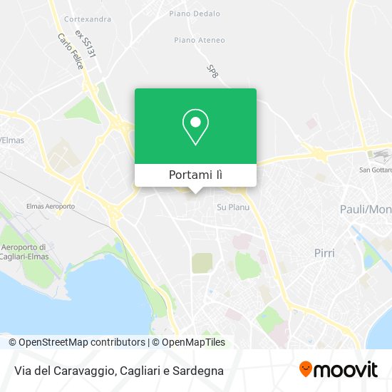 Mappa Via del Caravaggio