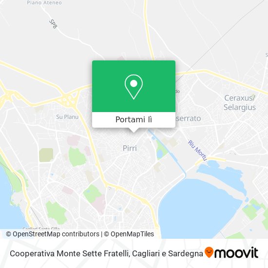 Mappa Cooperativa Monte Sette Fratelli