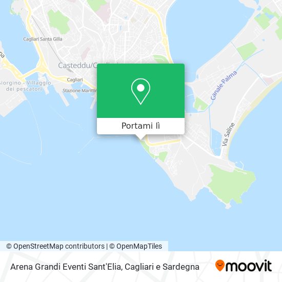 Mappa Arena Grandi Eventi Sant'Elia