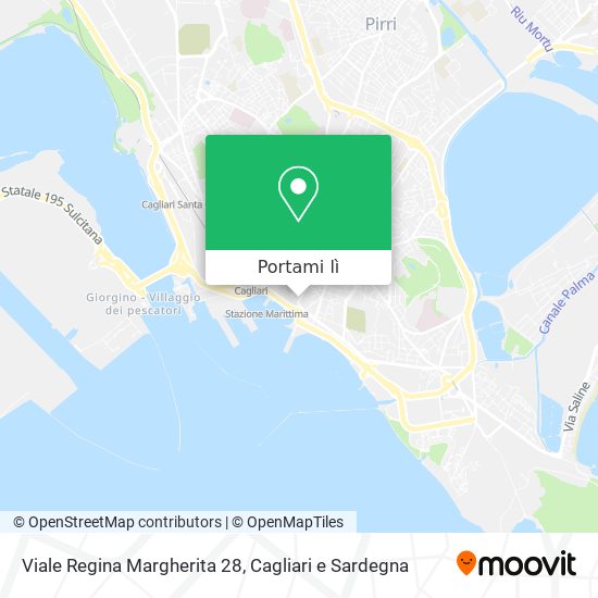 Mappa Viale Regina Margherita 28