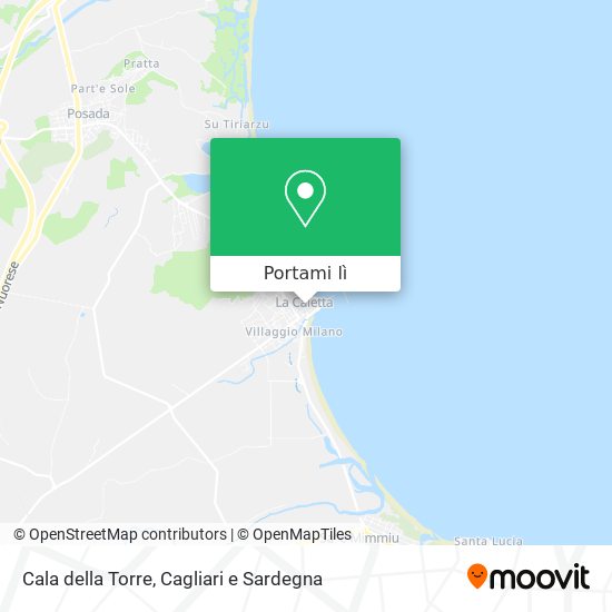 Mappa Cala della Torre