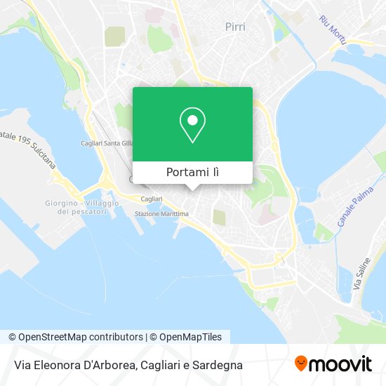 Mappa Via Eleonora D'Arborea