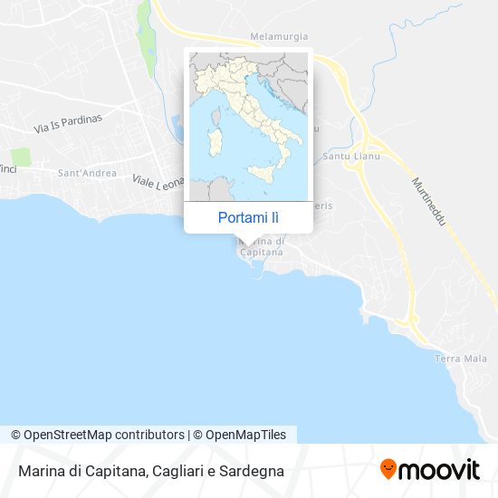 Mappa Marina di Capitana