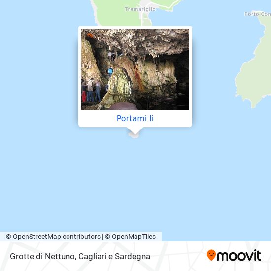 Mappa Grotte di Nettuno